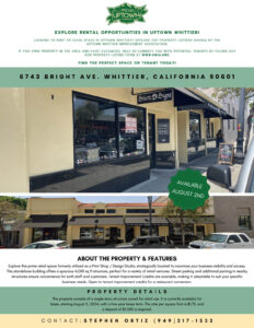 Explore Rental Opportunities In Uptown Whittier