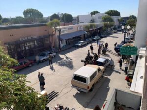 Filming In Uptown Whittier